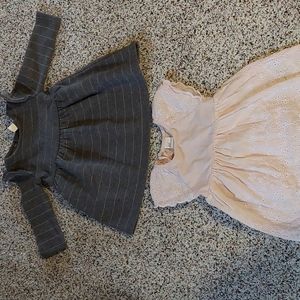 Bundle of two baby dresses